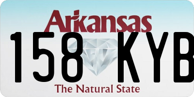 AR license plate 158KYB
