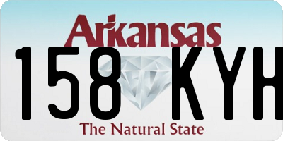 AR license plate 158KYH