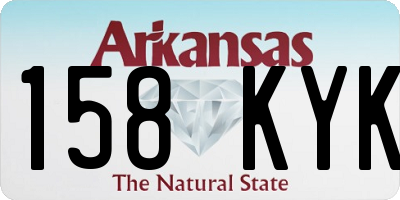 AR license plate 158KYK