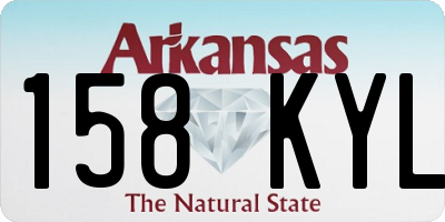 AR license plate 158KYL