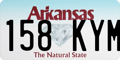 AR license plate 158KYM