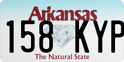 AR license plate 158KYP
