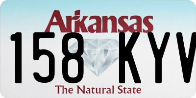 AR license plate 158KYV