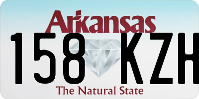 AR license plate 158KZH