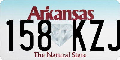 AR license plate 158KZJ