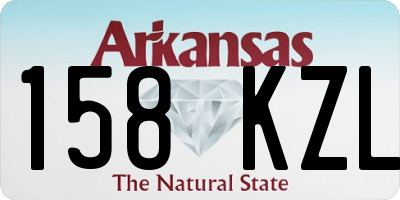 AR license plate 158KZL