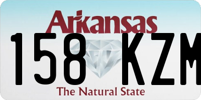 AR license plate 158KZM