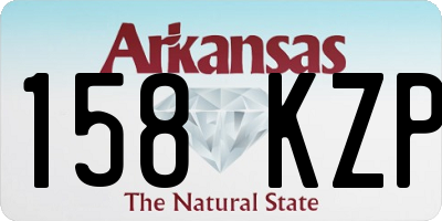 AR license plate 158KZP