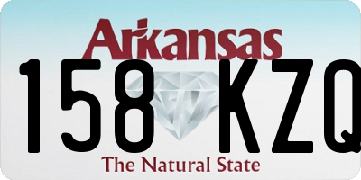 AR license plate 158KZQ