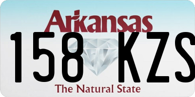 AR license plate 158KZS