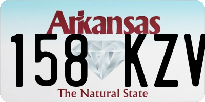 AR license plate 158KZV