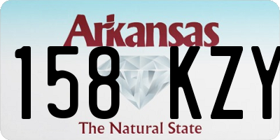 AR license plate 158KZY