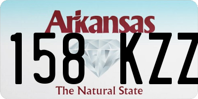 AR license plate 158KZZ