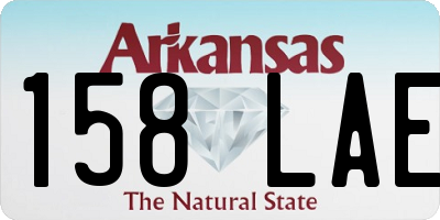 AR license plate 158LAE
