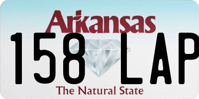 AR license plate 158LAP