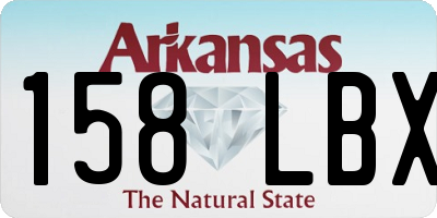 AR license plate 158LBX