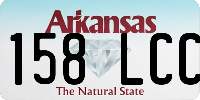 AR license plate 158LCC