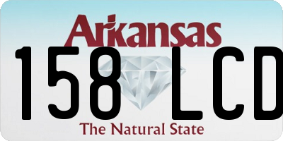 AR license plate 158LCD