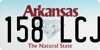 AR license plate 158LCJ