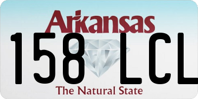 AR license plate 158LCL