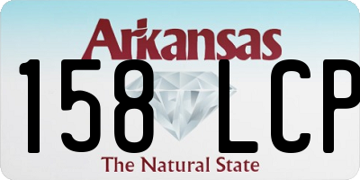 AR license plate 158LCP