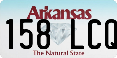 AR license plate 158LCQ