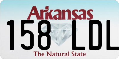 AR license plate 158LDL
