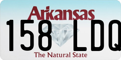 AR license plate 158LDQ