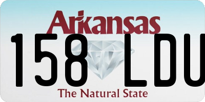 AR license plate 158LDU