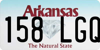 AR license plate 158LGQ