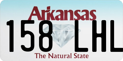 AR license plate 158LHL