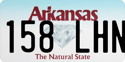AR license plate 158LHN