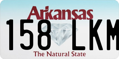AR license plate 158LKM