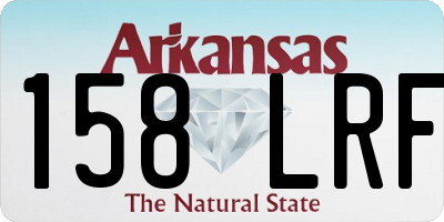 AR license plate 158LRF