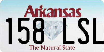 AR license plate 158LSL