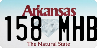 AR license plate 158MHB