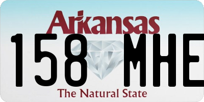 AR license plate 158MHE