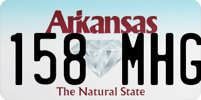 AR license plate 158MHG