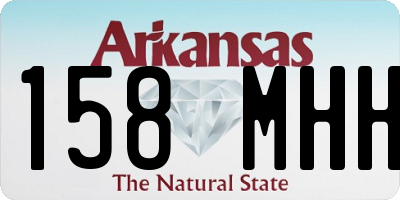 AR license plate 158MHH