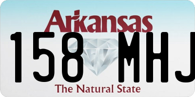 AR license plate 158MHJ