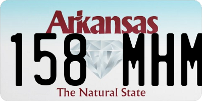 AR license plate 158MHM