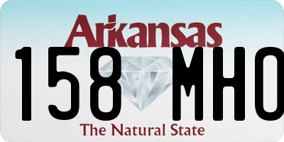AR license plate 158MHO