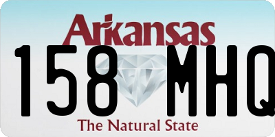 AR license plate 158MHQ