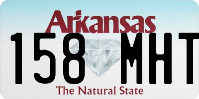 AR license plate 158MHT
