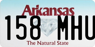 AR license plate 158MHU
