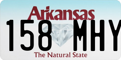 AR license plate 158MHY