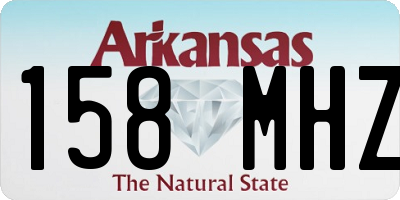 AR license plate 158MHZ