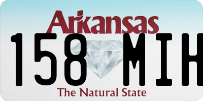 AR license plate 158MIH