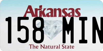 AR license plate 158MIN