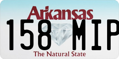AR license plate 158MIP